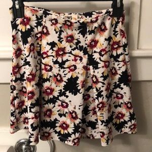 Pleated flower skirt